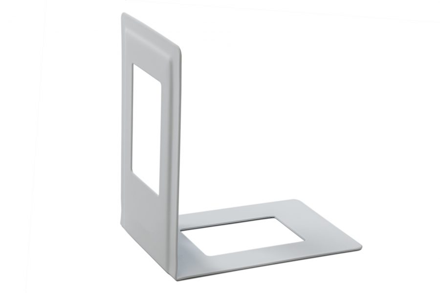 Atbalsts grāmatām – brīvi stāvo&scaron;s – balts
