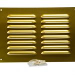 Anodēta alumīnija ventilācijas reste 242x162mm Sīkattēls