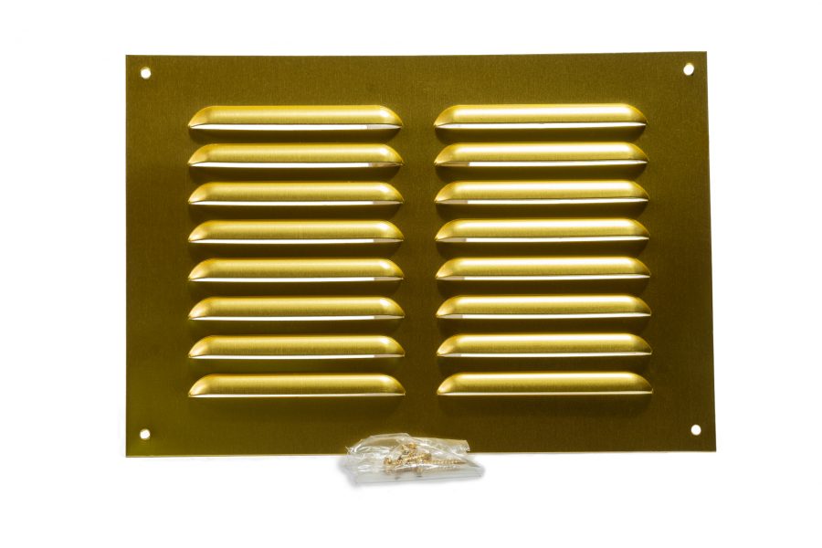 Anodēta alumīnija ventilācijas reste 242x162mm