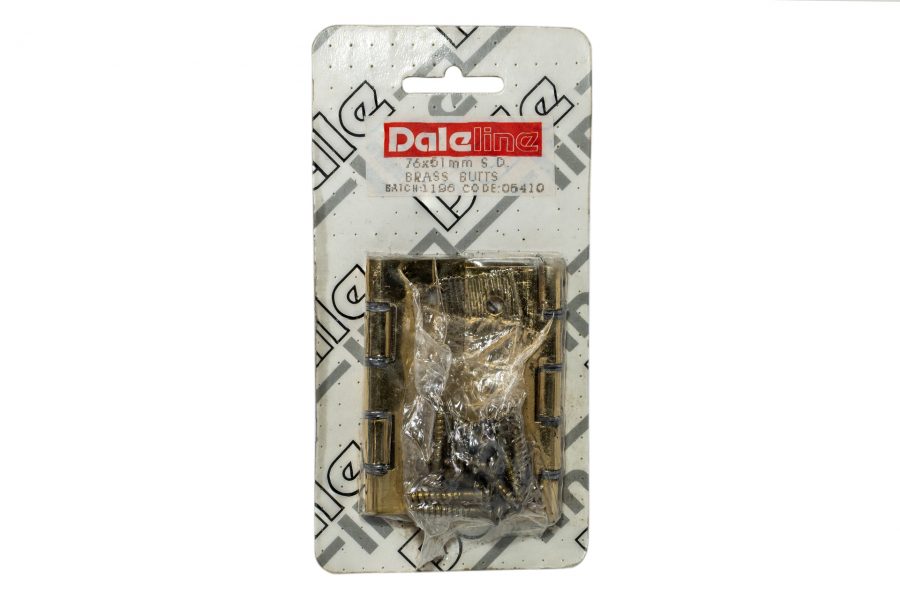 Misiņa durvju eņģes DaleLine 76x61mm Galerijas attēls 1