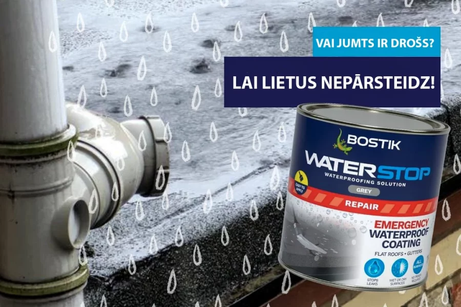 Hidroizolācijas avārijas pārklājums Bostik WaterStop Galerijas attēls 3