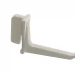 PVC āķu komplekts 10 gab. 40 mm balts Sīkattēls