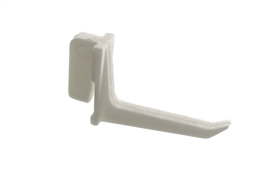 PVC āķu komplekts 10 gab. 40 mm balts