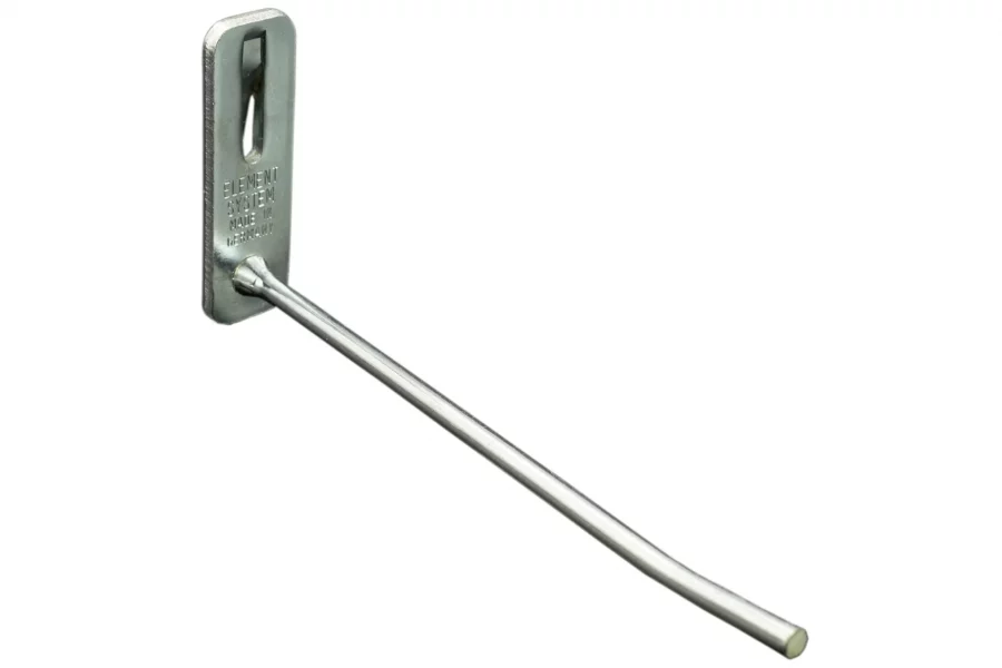 Āķu komplekts instrumentiem – galvanizēts, 120 mm