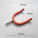 Izturīgs sienas āķis dārza instrumentiem Sīkattēls - 1